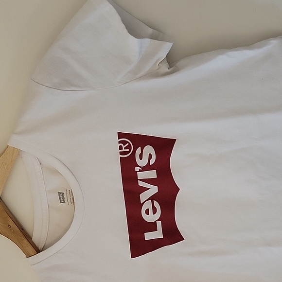 LEVI'S WHITE T-SHIRT LOGO PERFECT SMALL - Picture 4 of 7